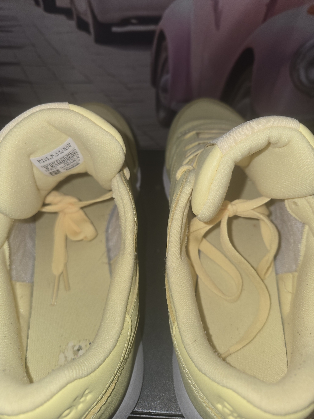 Yellow Casual  Reebok Sneakers